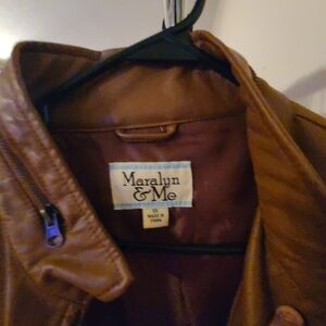Maralyn & Me Womens Tan Lightweight Jacket